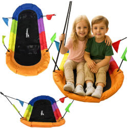 LEAN Sport Kerti hinta Gólyafészek téglalap alakú színes 167 x 75 cm