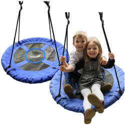 LEAN Toys Kerti hinta Gólyafészek gyerekeknek Kék 80cm