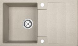 Kuchinox Rab, 1 rekeszes gránit mosogató 760x440x160 mm, bézs, LAV-SBF_411Y (LAV-SBF_411Y)