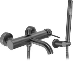 Rea Lungo Grip, kádcsaptelep kézi zuhanyfejjel, grafit, REA-B2352 (REA-B2352)