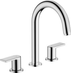 Hansgrohe Vernis Shape, mosdócsap kifolyóval, 3 lyukú beépítés, króm, 71563000 (HAN-71563000)