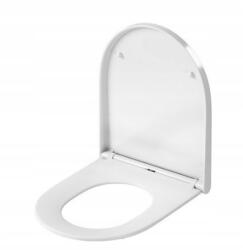 Cersanit Larga Oval, antibakteriális vékony, hőre keményedő ülés, fehér, K98-0229 (K98-0229)