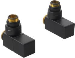 Sapho Sapho, CUBE szelepcsatlakozó készlet kézi sarok, fekete, CP4510BS (CP4510BS)