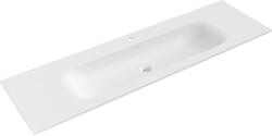 Mexen Vela, pultra szerelhető mosdó, 161 × 46, 5 cm, matt fehér, 25231601 (25231601)