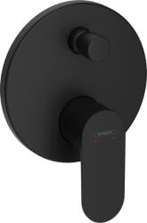 Hansgrohe Rebris S, rejtett fürdőcsaptelep beépített biztonsági kombinációval, fekete matt, 72467670 (HAN-72467670)