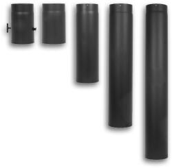  Kandalló füstcsõ (250/130) fekete-vastagfalú 130 mm átmérõ 250mm hosszúság (f-cs130-250)