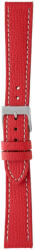 Herzog Alta Moda óraszíj piros varrással - 20mm / M/L - 115/75mm