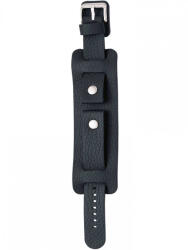 Herzog Flyback Fekete óraszíj - 20mm / M/L - 115/75mm