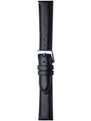 Herzog Seidenkalb Fekete óraszíj - 18mm/ XL - 120/90mm