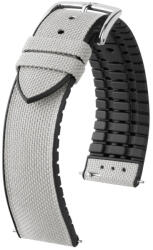 Hirsch Arne Szürke óraszíj - 22mm / L -120/80mm