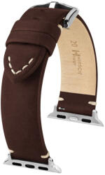 Hirsch Ranger sötétbarna Apple Watch óraszíj - 22mm / L -120/80mm