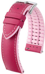 Hirsch Lindsey Sötétrózsaszín óraszíj - 18mm / M - 110/70mm
