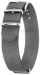 Hirsch RUSH RECYCLE NATO óraszíj antracitszürke - 20mm / M/L -296mm