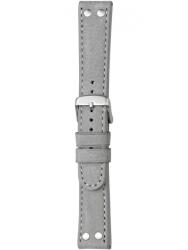 Herzog Pilóta Óraszíj Szürke - 24mm / L -120/80mm