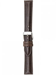 Herzog Lizard Sötétbarna óraszíj - 18mm / M/L - 115/75mm