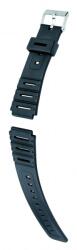 Hirsch Digital Fekete óraszíj - 18mm / L -120/80mm
