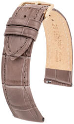 Hirsch Duke Taupe óraszíj - 18mm / S -100/60mm