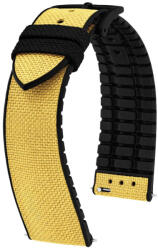 Hirsch Arne Citromsárga óraszíj - 20mm / L -120/80mm