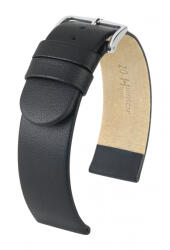 Hirsch Scandic Fekete óraszíj - 18mm / L -120/80mm