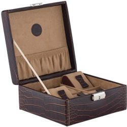 Friedrich23 Le Croc Óratartó doboz 6 órához sötétbarna