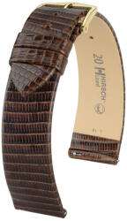 Hirsch Lizard Sötétbarna óraszíj - 18mm / L - 120/80mm