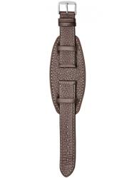 Herzog Flieger Sötétbarna óraszíj - 22mm / M/L - 115/75mm