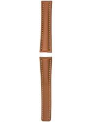 Herzog Bio-Bőr Óraszíj Pillangócsathoz Brandy (Breitlinghoz) - 22mm / L -108/88mm