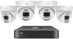 iGET HOMEGUARD HGNVK84804 - PoE kamerakészlet 2K NVR 8CH 4x kültéri kamera hanggal (HGNVK84804)