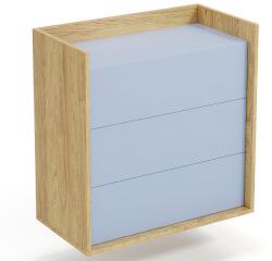 Halmar Шкаф BM-Komoda Mobius 3S, MDF, син
