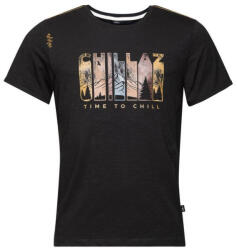 Chillaz Time to Chill férfi póló L / fekete