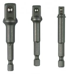 Raider Set 3 adaptori patrati 1/4 HEX la 3/8 si 1/2 Raider 158904 (158904) Trusa unelte