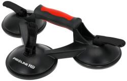 PROLINE HD Maner cu 3 ventuze pentru transport sticla, max 180 kg, diametru ventuza 123 mm, Proline HD, 32205 (32205)