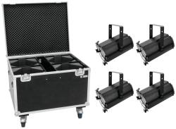 EUROLITE Set 4x LED THA-120PC Theater-Spot + Case