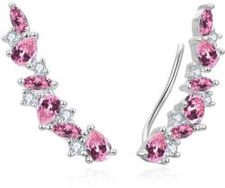Beneto Cercei fermecători cu pietre de zircon cu pietre roz de zircon AGUP3299P