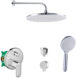 SANITINO - Set de duș cu baterie și corp încastrat Hansgrohe, accesorii kielle, crom SANI21HKK010 (SANI21HKK010)