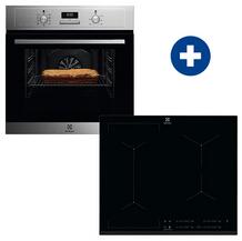 Electrolux EOF3H40BX Beépíthető sütő+Electrolux EIV634 Beépíthető indukciós főzőlap