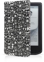 CONNECT IT Husă CONNECT IT Doodle pentru PocketBook 629/634, DOODLE-NEGRU (CEB-1077-DD)