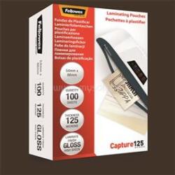 Fellowes 54x86 mm 125 mikron 100 db/csomag fényes meleglamináló fólia (FELLOWES_5306302) (FELLOWES_5306302)