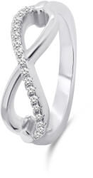 Brilio Silver Modern ezüst végtelen gyűrű RI052W 58 mm