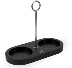 Peugeot 44565 Linea tálca bambusz fekete fogantyúval