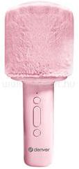 DENVER KMS-30RO Karaoke mikrofon (rózsaszín) (KMS-30RO) (KMS-30RO)
