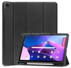Gigapack Lenovo Tab M10 Plus / Tab M10 Plus GIGAPACK Tok álló, bőr hatású aktív FLIP, ceruza tartó, FEKETE (GP-126357) (GP-126357)