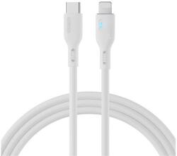 JOYROOM adatkábel, type-c - lightning, 20w, gyorstöltő, 200cm, led jelzés, fehér (S-CL020A13_200_W)