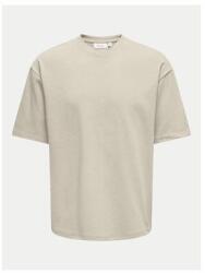 Only & Sons Férfi póló, Only & Sons, 304805547, Pamut/Poliészter, M INTL, Bézs (0000304805547_M)