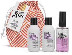 KMS Color Vitality Travel Pack utazási készlet a hajformázáshoz, melyhez magas hőfokot használunk