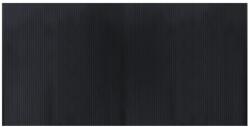 vidaXL négyszögletű fekete bambusz szőnyeg 100 x 200 cm 2.4 kg (376804)