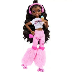 Mattel Barbie Dream Besties Brooklyn hajlékony görkoris divatbaba (JFX97) - jatekbirodalom
