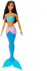 Mattel Barbie Dreamtopia sellő baba fekete hajjal és kék uszonnyal (HGR07) - jatekbirodalom