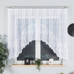 Markizeta Jacquard függöny, Napellenző, Poliészter, 300 x 140 cm, Fehér (MAR_65144)