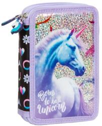 DERFORM Unikornis felszerelt emeletes tolltartó - Born to be a Unicorn (PWDJR15) (549206)